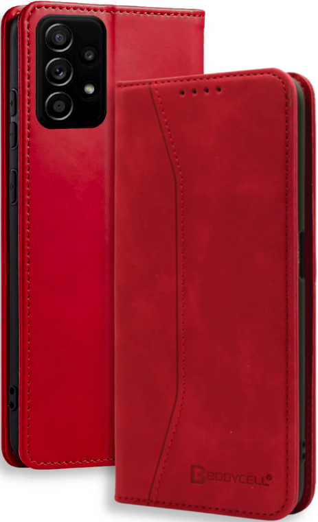 Bodycell Θήκη - Πορτοφόλι Samsung Galaxy A23 - Red