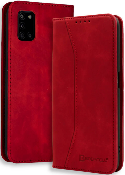 Bodycell Θήκη - Πορτοφόλι Samsung Galaxy A31 - Red