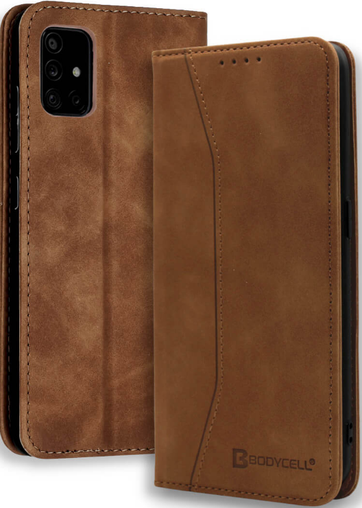 Bodycell Θήκη - Πορτοφόλι Samsung Galaxy A51 - Brown