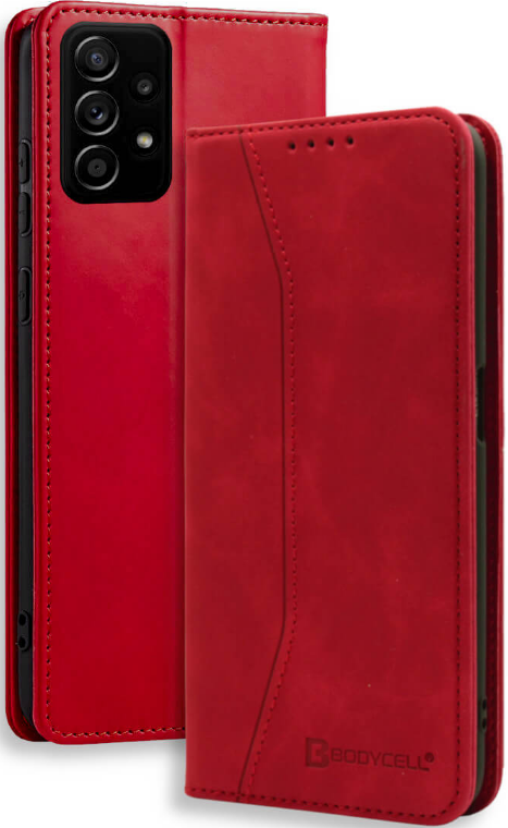 Bodycell Θήκη - Πορτοφόλι Samsung Galaxy A53 5G - Red (5206015000881)