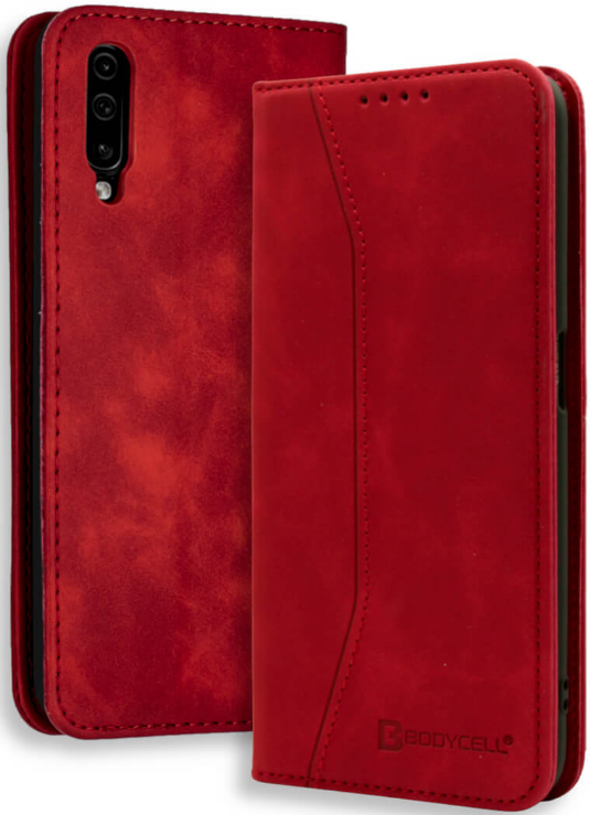Bodycell Θήκη - Πορτοφόλι Samsung Galaxy A70 - Red