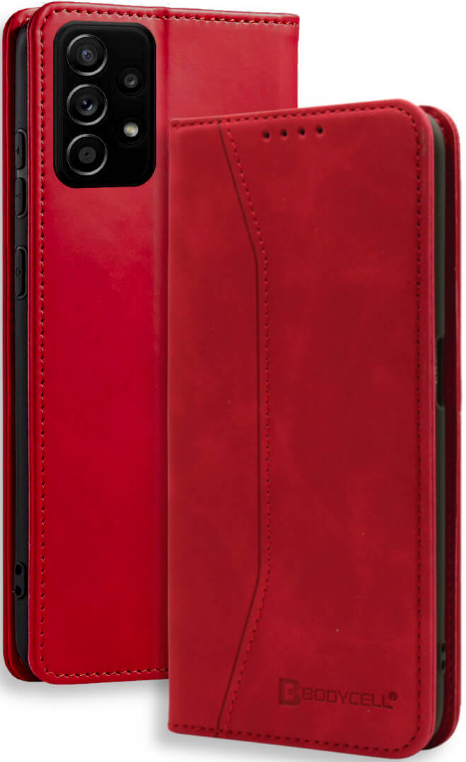 Bodycell Θήκη - Πορτοφόλι Samsung Galaxy A73 5G - Red