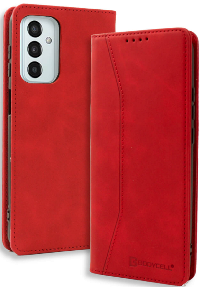 Bodycell Θήκη - Πορτοφόλι Samsung Galaxy M23 - Red