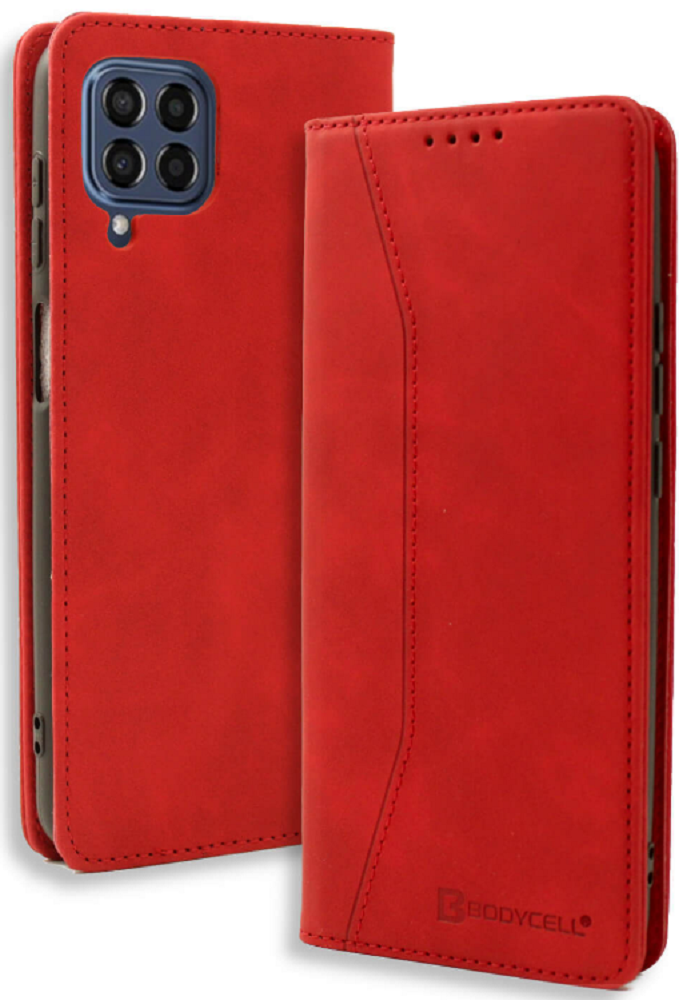 Bodycell Θήκη - Πορτοφόλι Samsung Galaxy M33 - Red