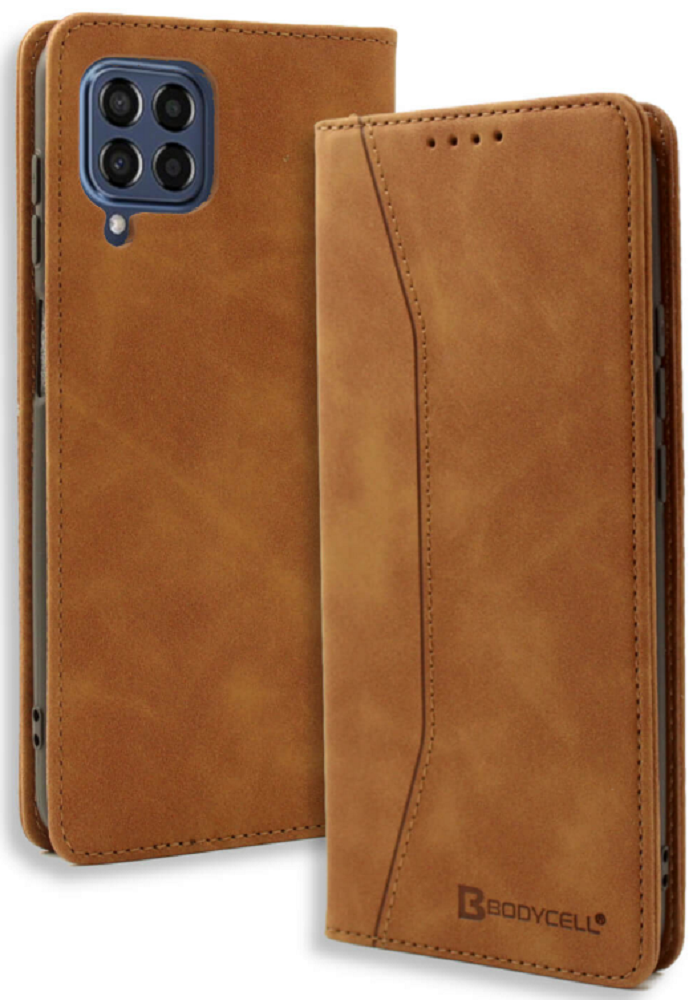 Bodycell Θήκη - Πορτοφόλι Samsung Galaxy M53 - Brown