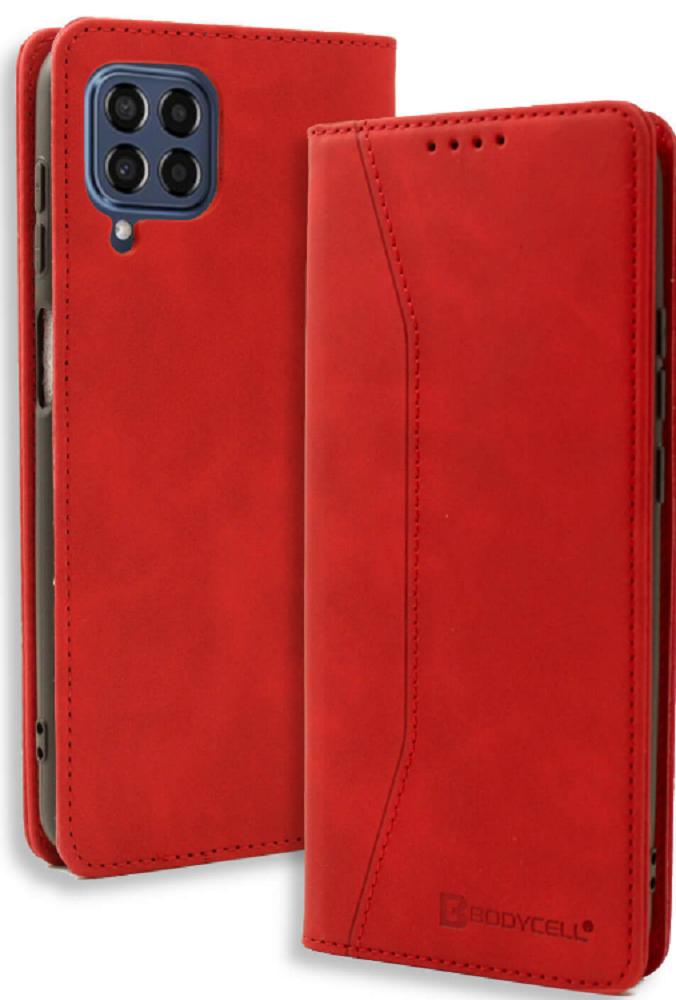 Bodycell Θήκη - Πορτοφόλι Samsung Galaxy M53 - Red