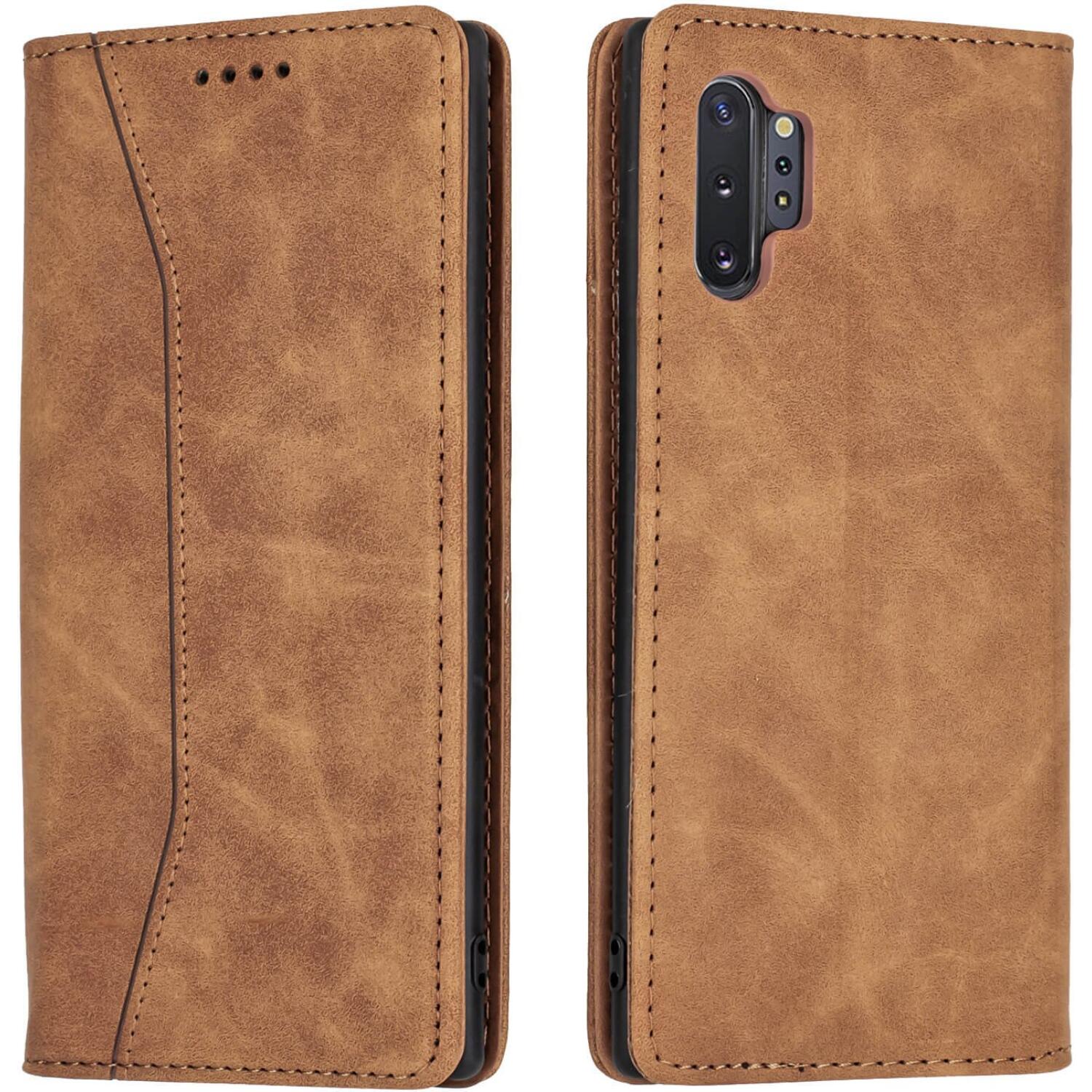 Bodycell Θήκη - Πορτοφόλι Samsung Galaxy Note 10 Plus - Brown