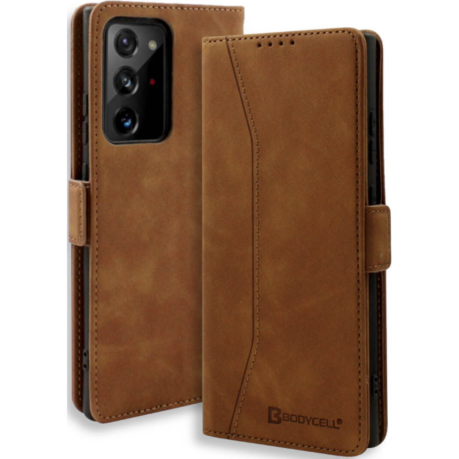 Bodycell Θήκη - Πορτοφόλι Samsung Galaxy Note 20 Ultra - Brown
