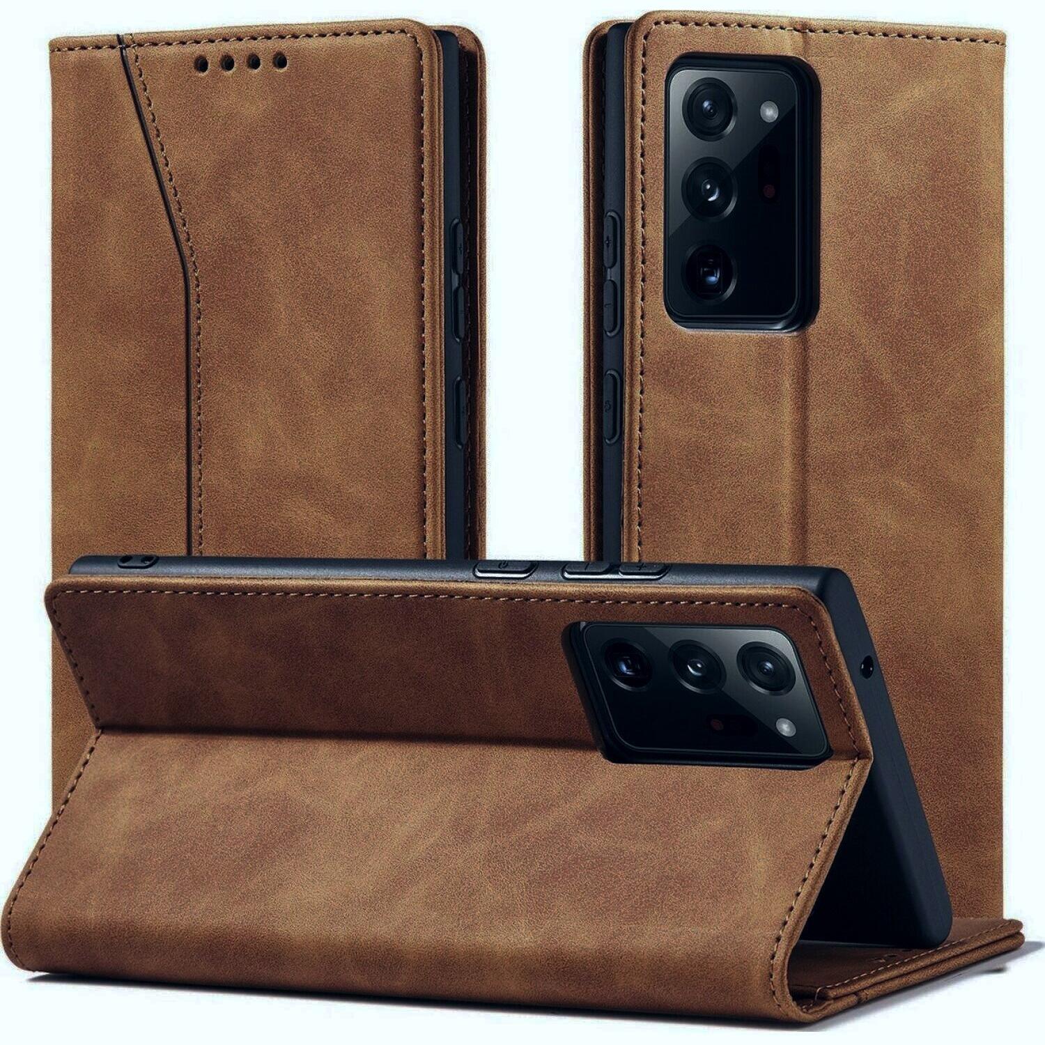 Bodycell Θήκη - Πορτοφόλι Samsung Galaxy Note 20 Ultra - Brown