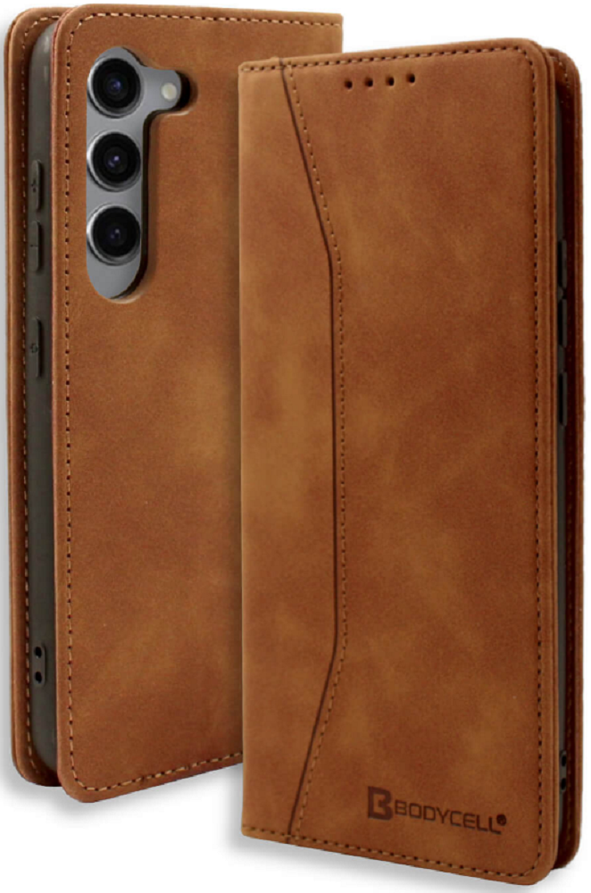 Bodycell Θήκη - Πορτοφόλι Samsung Galaxy S23 Plus - Brown