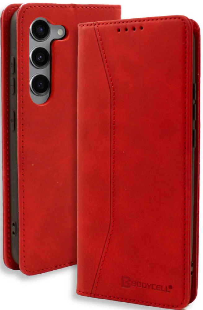 Bodycell Θήκη - Πορτοφόλι Samsung Galaxy S23 - Red