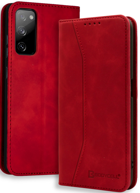 Bodycell Θήκη - Πορτοφόλι Samsung Galaxy S20 FE - Red