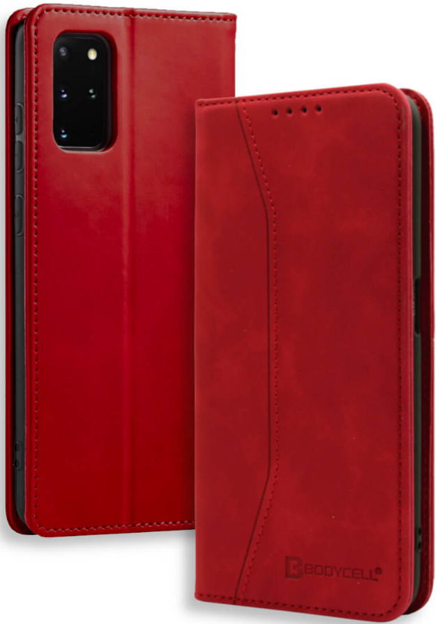 Bodycell Θήκη - Πορτοφόλι Samsung Galaxy S20 Plus - Red