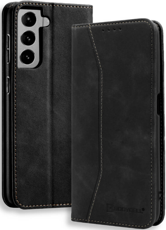 Bodycell Θήκη - Πορτοφόλι Samsung Galaxy S21 5G - Black