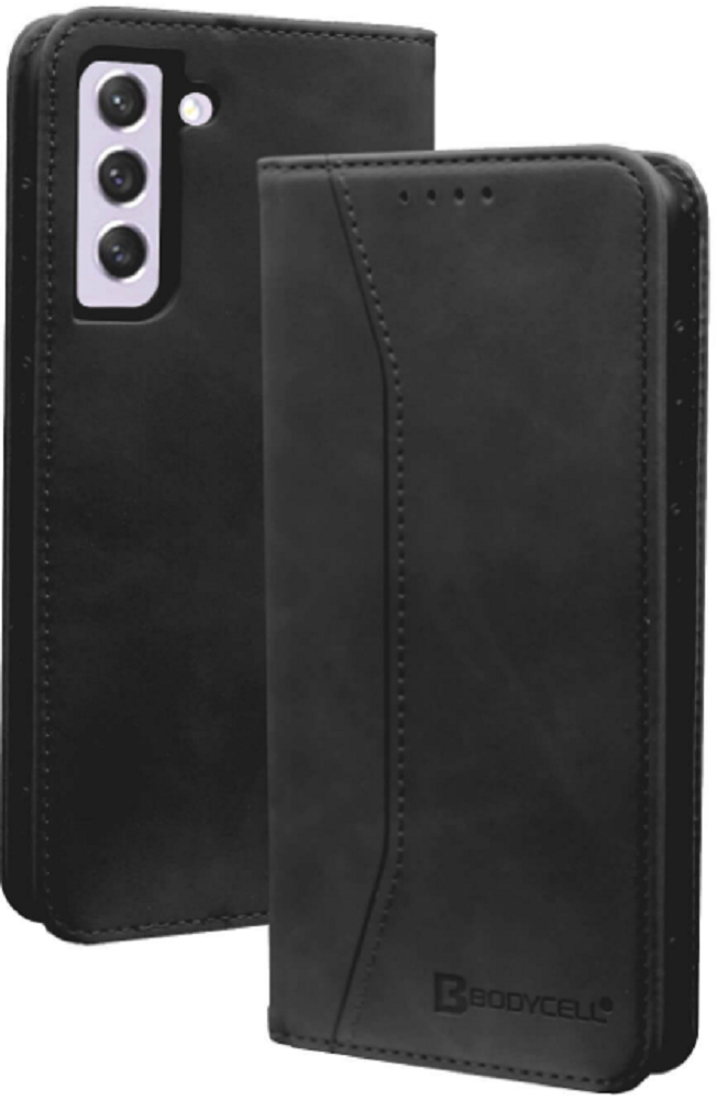 Bodycell Θήκη - Πορτοφόλι Samsung Galaxy S21 FE 5G - Black