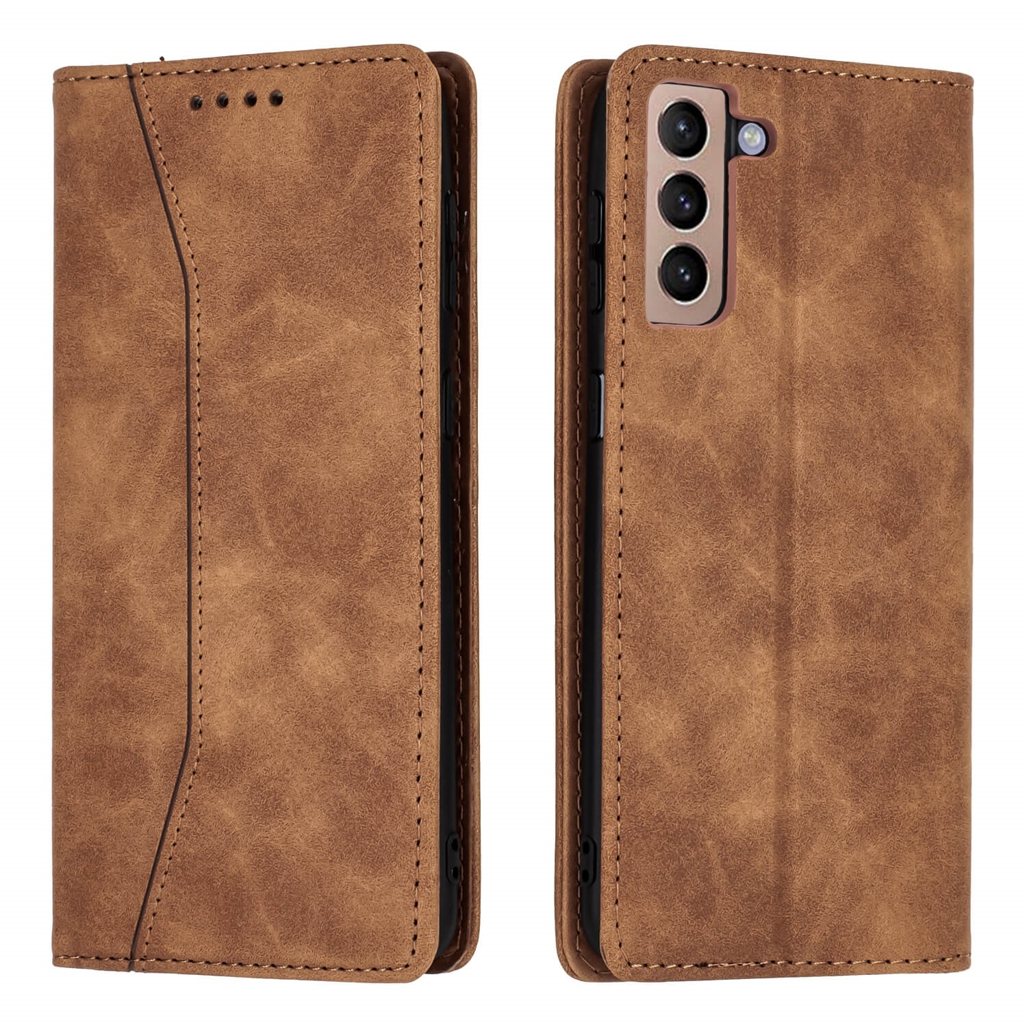 Bodycell Θήκη - Πορτοφόλι Samsung Galaxy S21 Plus 5G - Brown
