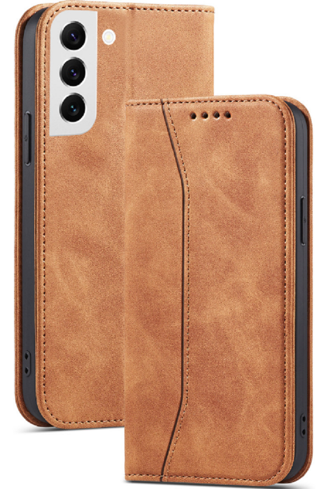 Bodycell Θήκη - Πορτοφόλι Samsung Galaxy S22 5G - Brown