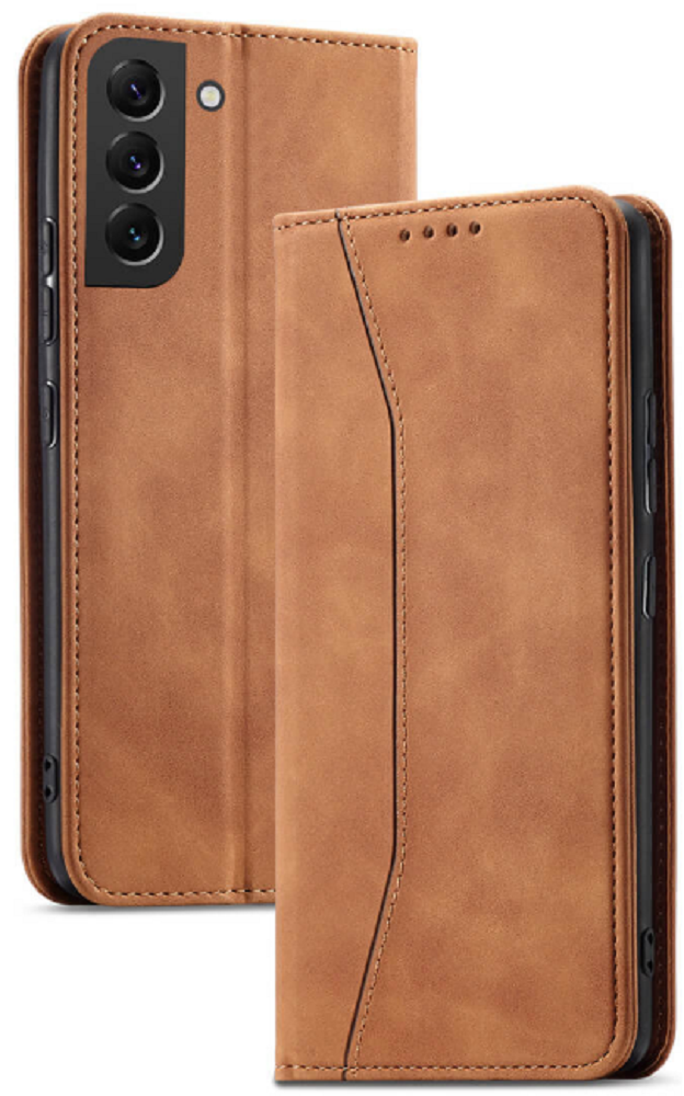 Bodycell Θήκη - Πορτοφόλι Samsung Galaxy S22 Plus 5G - Brown (5206015058547)