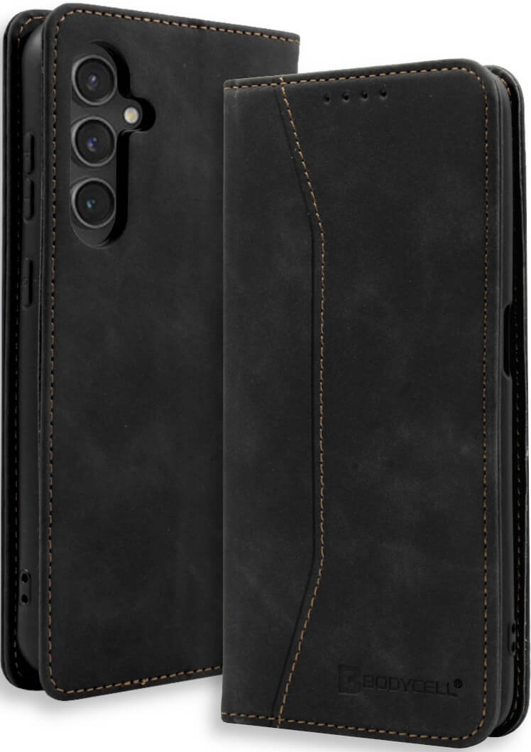 Bodycell Θήκη - Πορτοφόλι Samsung Galaxy S23 FE - Black 