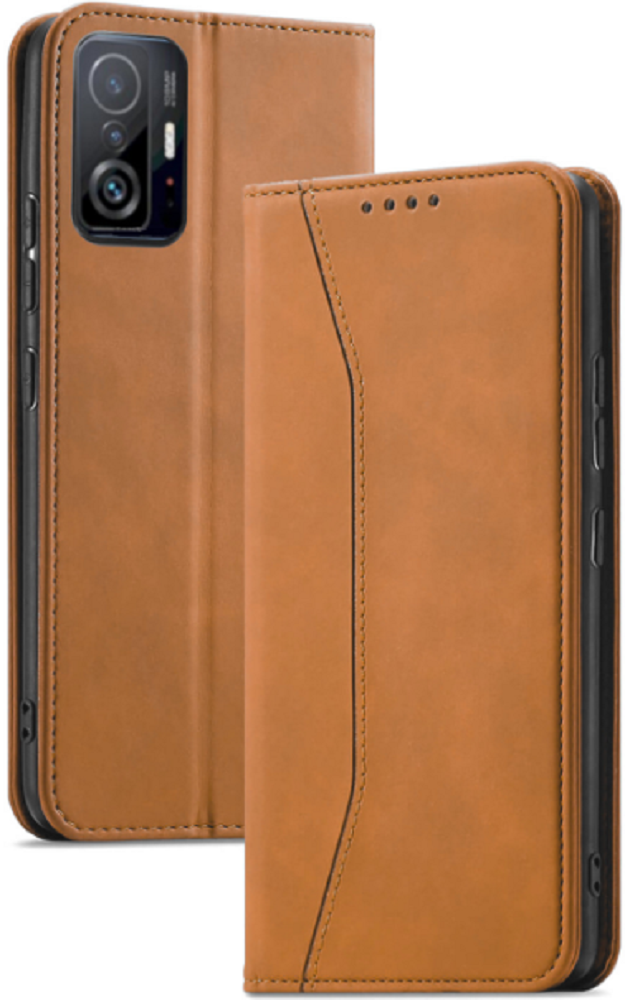 Bodycell Θήκη - Πορτοφόλι Xiaomi 11T / 11T Pro - Brown
