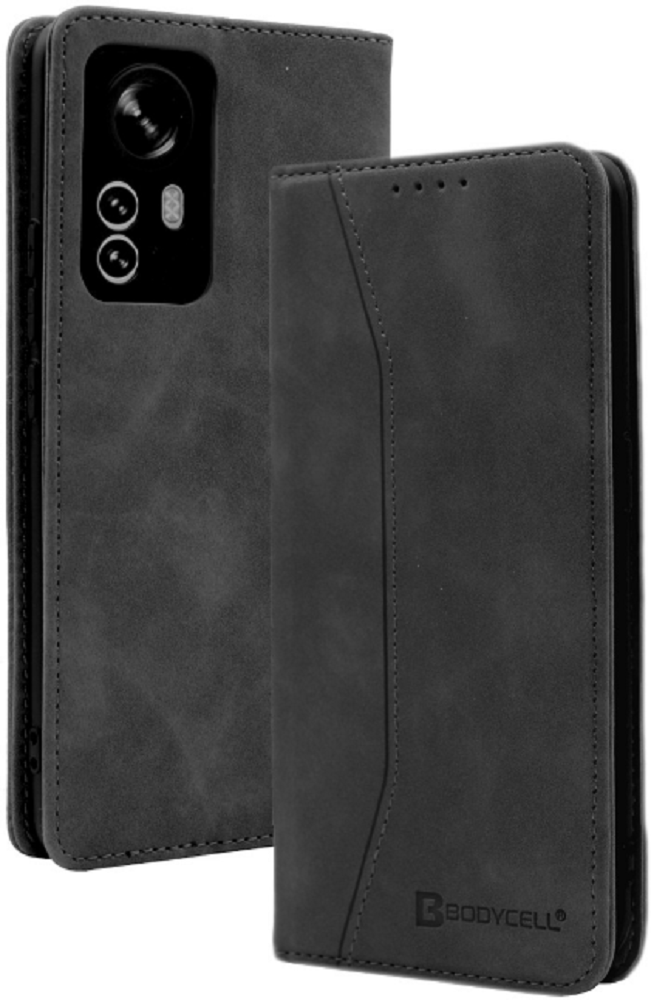 Bodycell Θήκη - Πορτοφόλι Xiaomi 12 Pro 5G - Black (5206015060618)