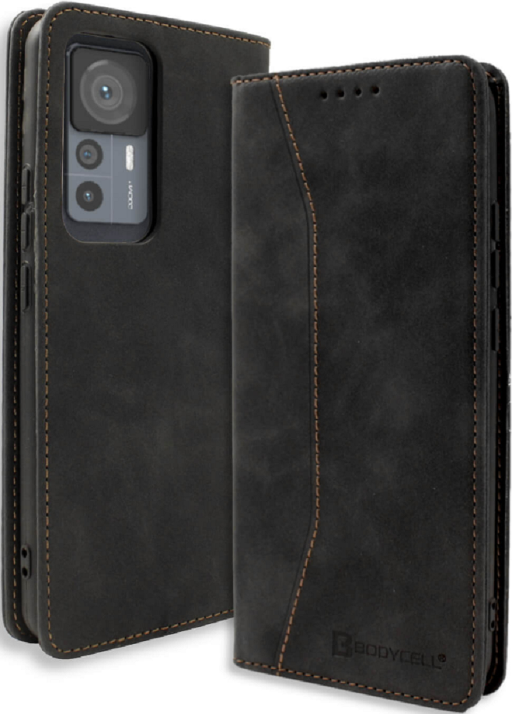 Bodycell Θήκη - Πορτοφόλι Xiaomi 12T / 12T Pro - Black (5206015018916)