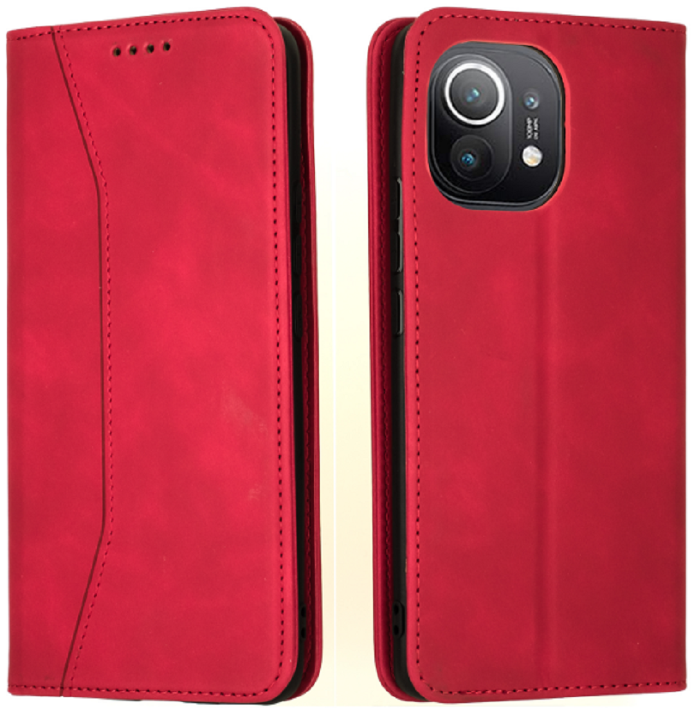 Bodycell Θήκη - Πορτοφόλι Xiaomi Mi 11 - Red