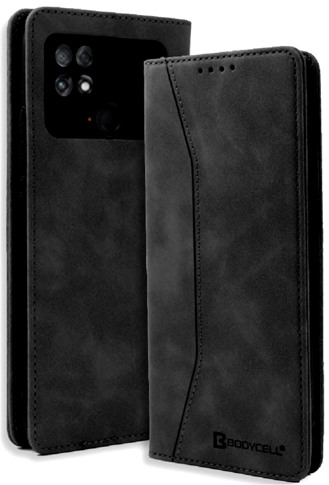 Bodycell Θήκη - Πορτοφόλι Xiaomi Poco C40 - Black