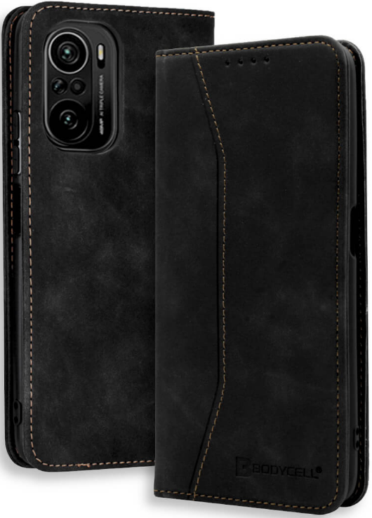 Bodycell Θήκη - Πορτοφόλι Xiaomi Poco F3 - Black