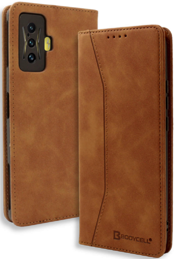Bodycell Θήκη - Πορτοφόλι Xiaomi Poco F4 GT - Brown (5206015004322)