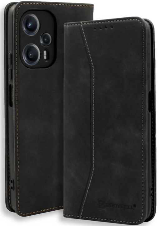Bodycell Θήκη - Πορτοφόλι Xiaomi Poco F5 - Black