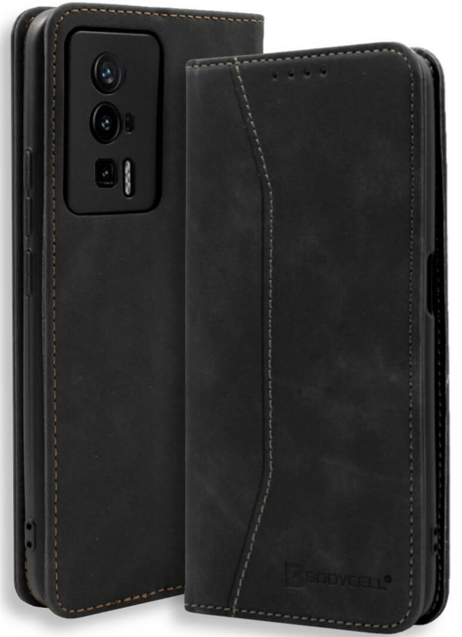 Bodycell Θήκη - Πορτοφόλι Xiaomi Poco F5 Pro - Black