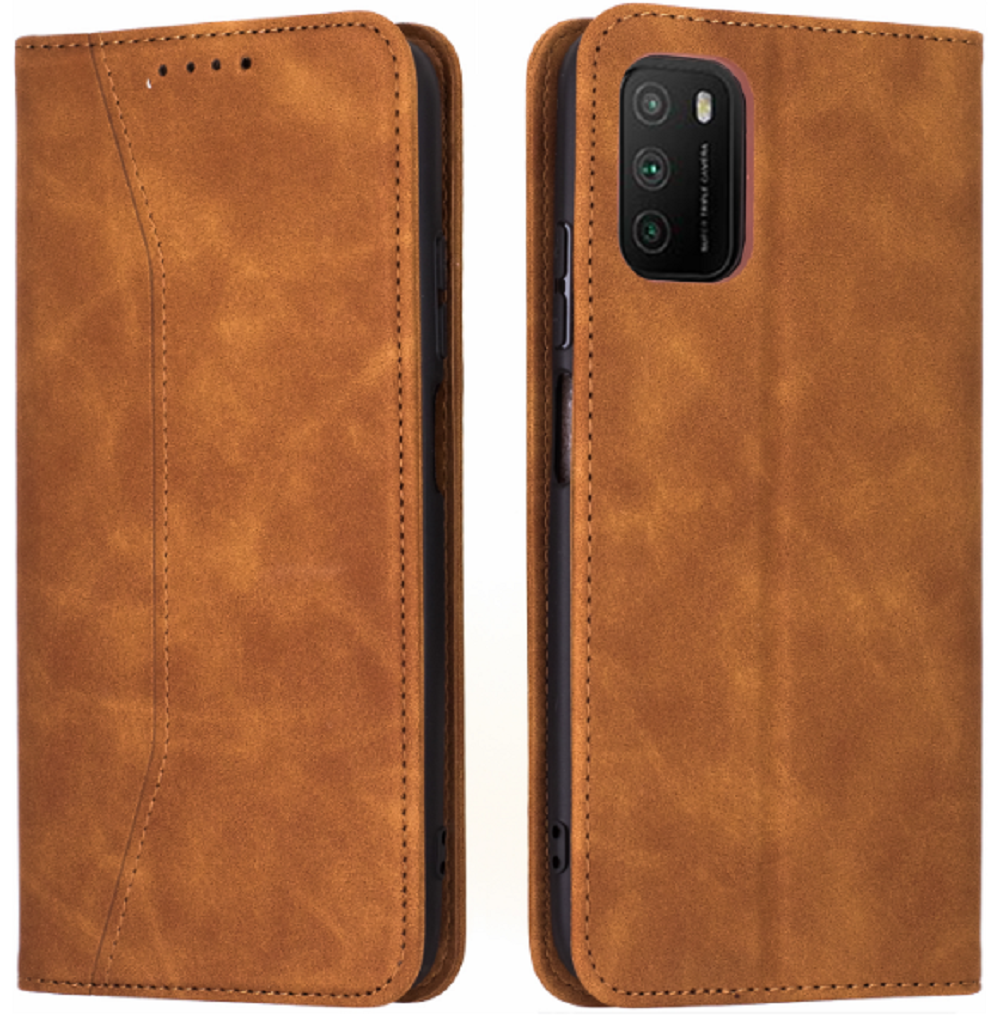Bodycell Θήκη - Πορτοφόλι Xiaomi Poco M3 - Brown