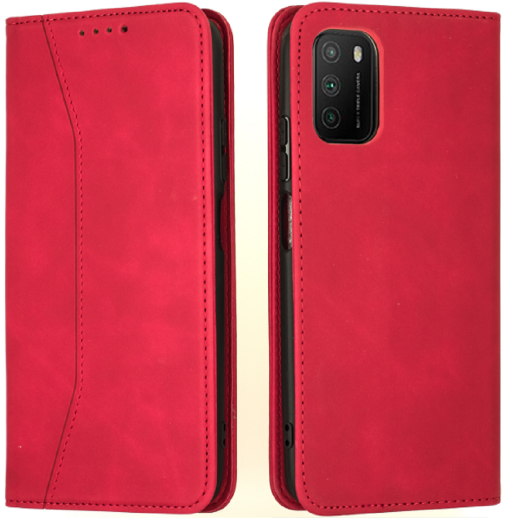 Bodycell Θήκη - Πορτοφόλι Xiaomi Poco M3 - Red