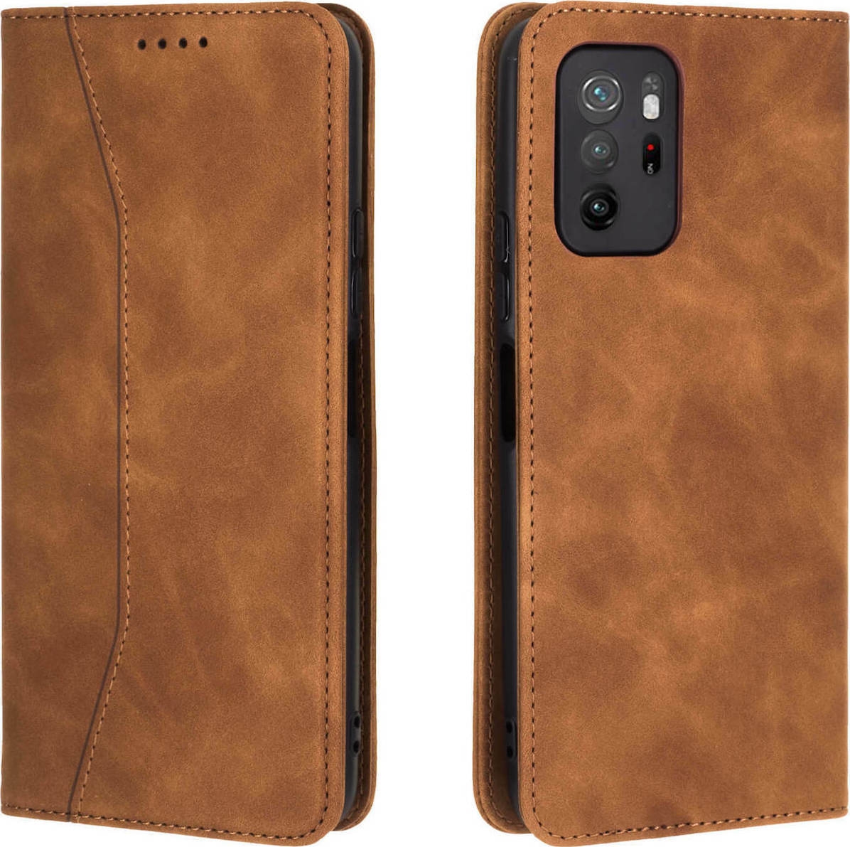 Bodycell Θήκη - Πορτοφόλι Xiaomi Poco M3 Pro 5G - Brown 