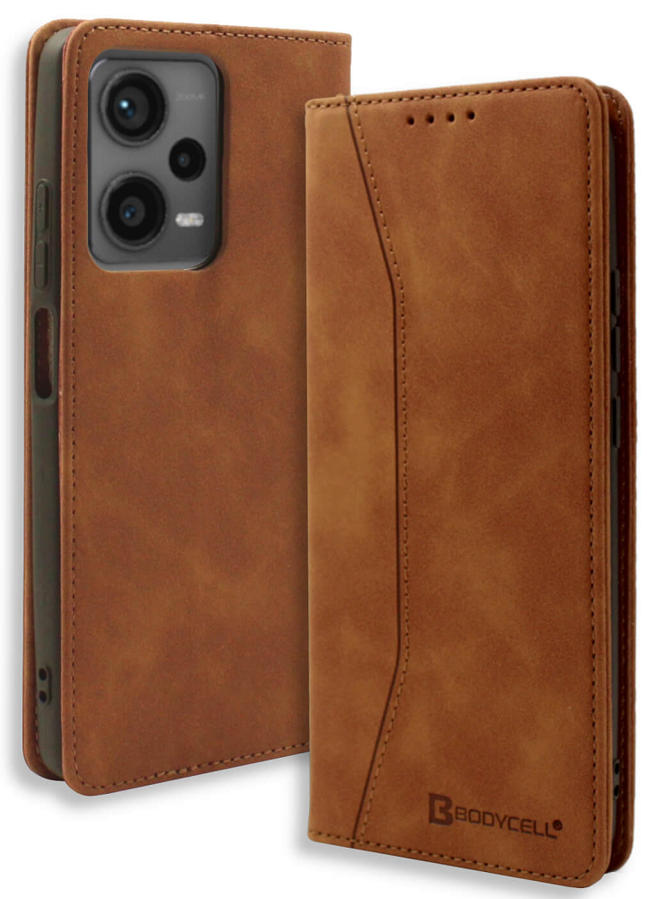 Bodycell Θήκη - Πορτοφόλι Xiaomi Poco X5 - Brown
