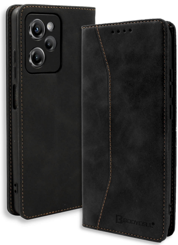 Bodycell Θήκη - Πορτοφόλι Xiaomi Poco X5 Pro - Black (5206015018497)