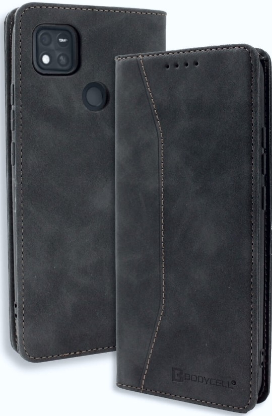 Bodycell Θήκη - Πορτοφόλι Xiaomi Redmi 10A - Black (5206015004377)