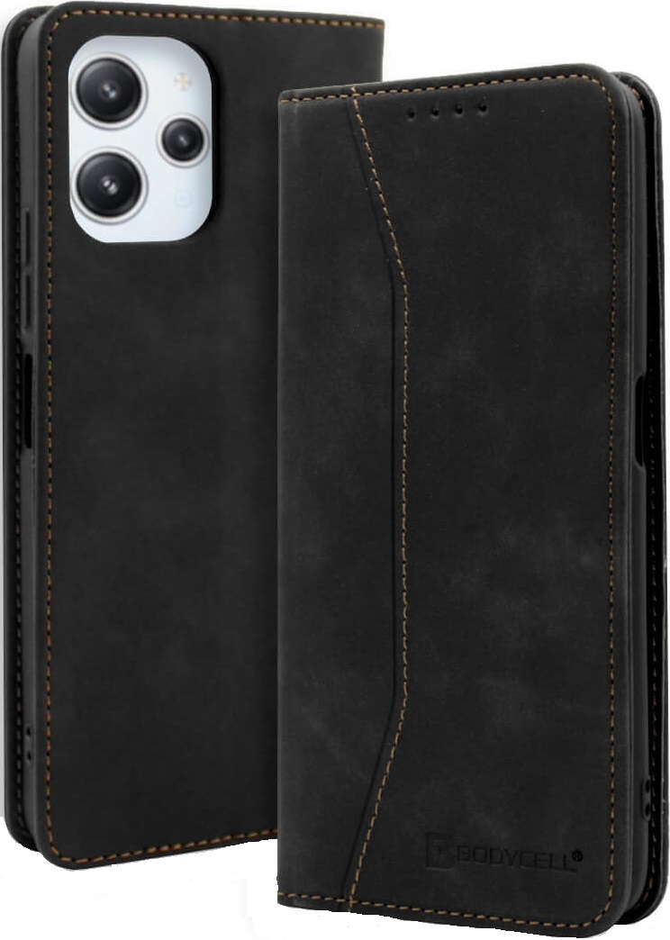 Bodycell Θήκη - Πορτοφόλι Xiaomi Redmi 12 - Black