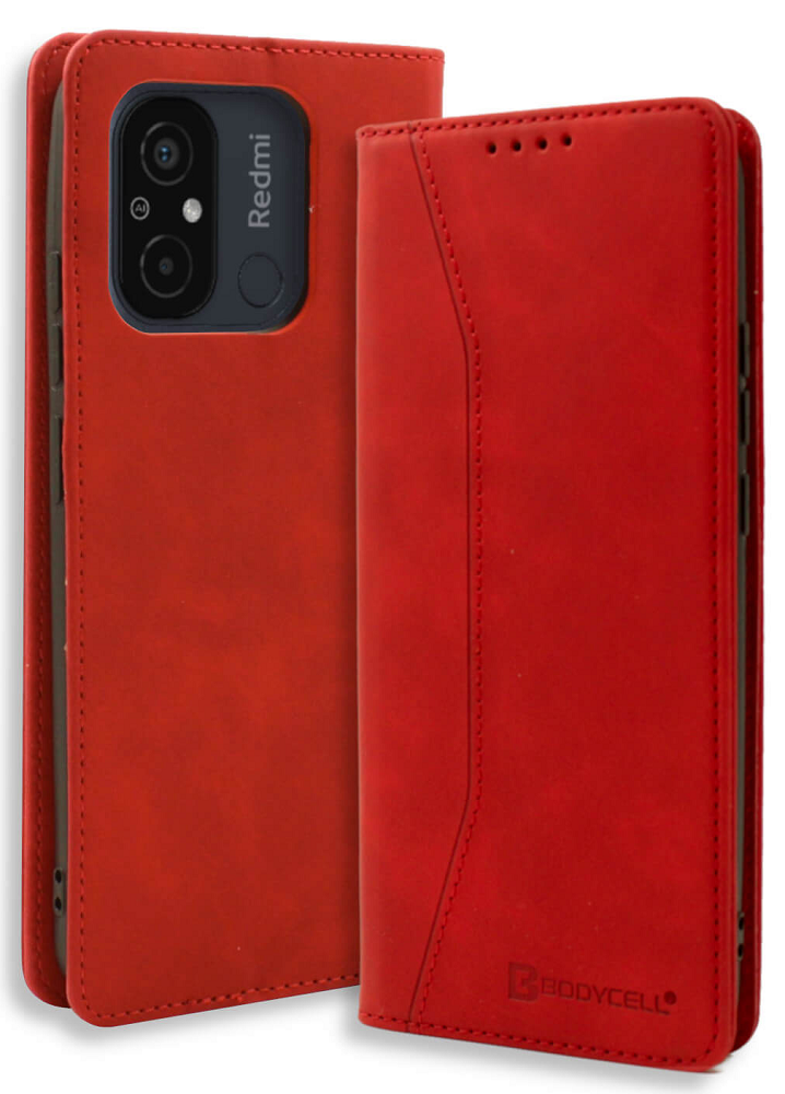 Bodycell Θήκη - Πορτοφόλι Xiaomi Redmi 12C - Red 