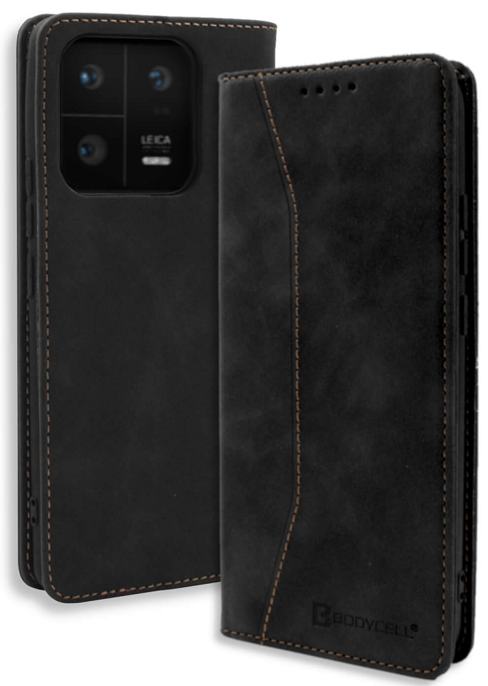 Bodycell Θήκη - Πορτοφόλι Xiaomi 13 Pro - Black (5206015017728)