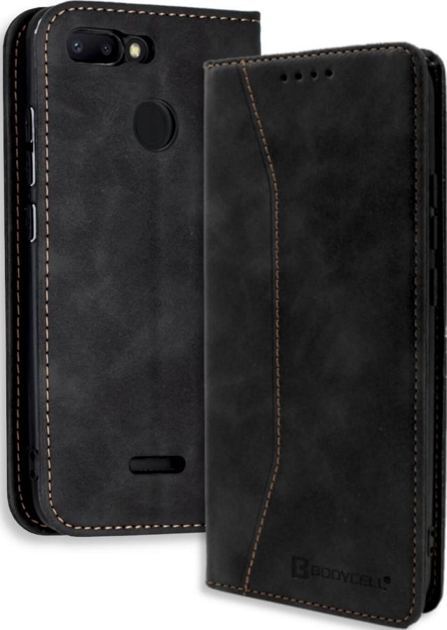 Bodycell Θήκη - Πορτοφόλι Xiaomi Redmi 6 - Black