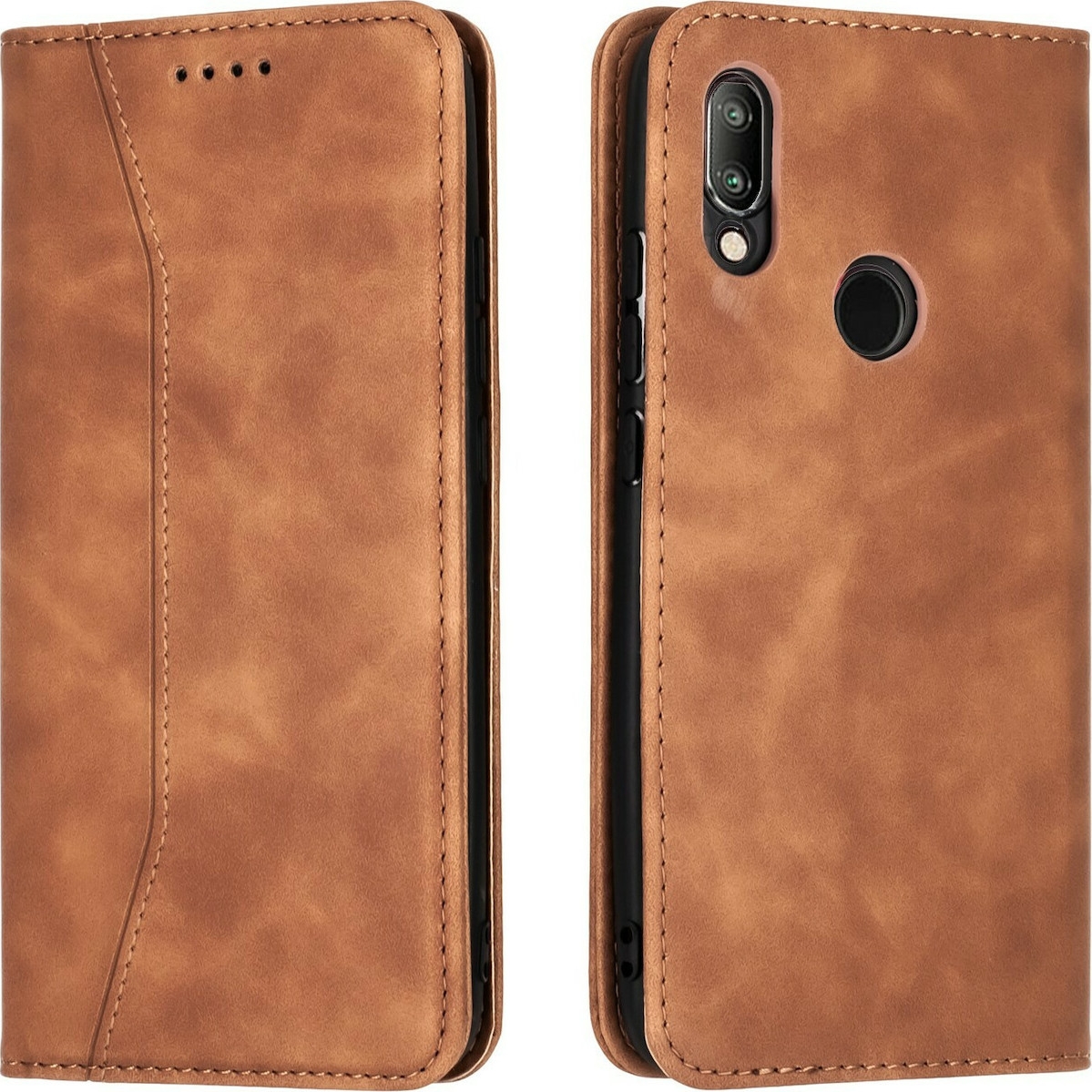 Bodycell Θήκη - Πορτοφόλι Xiaomi Redmi 7 - Brown