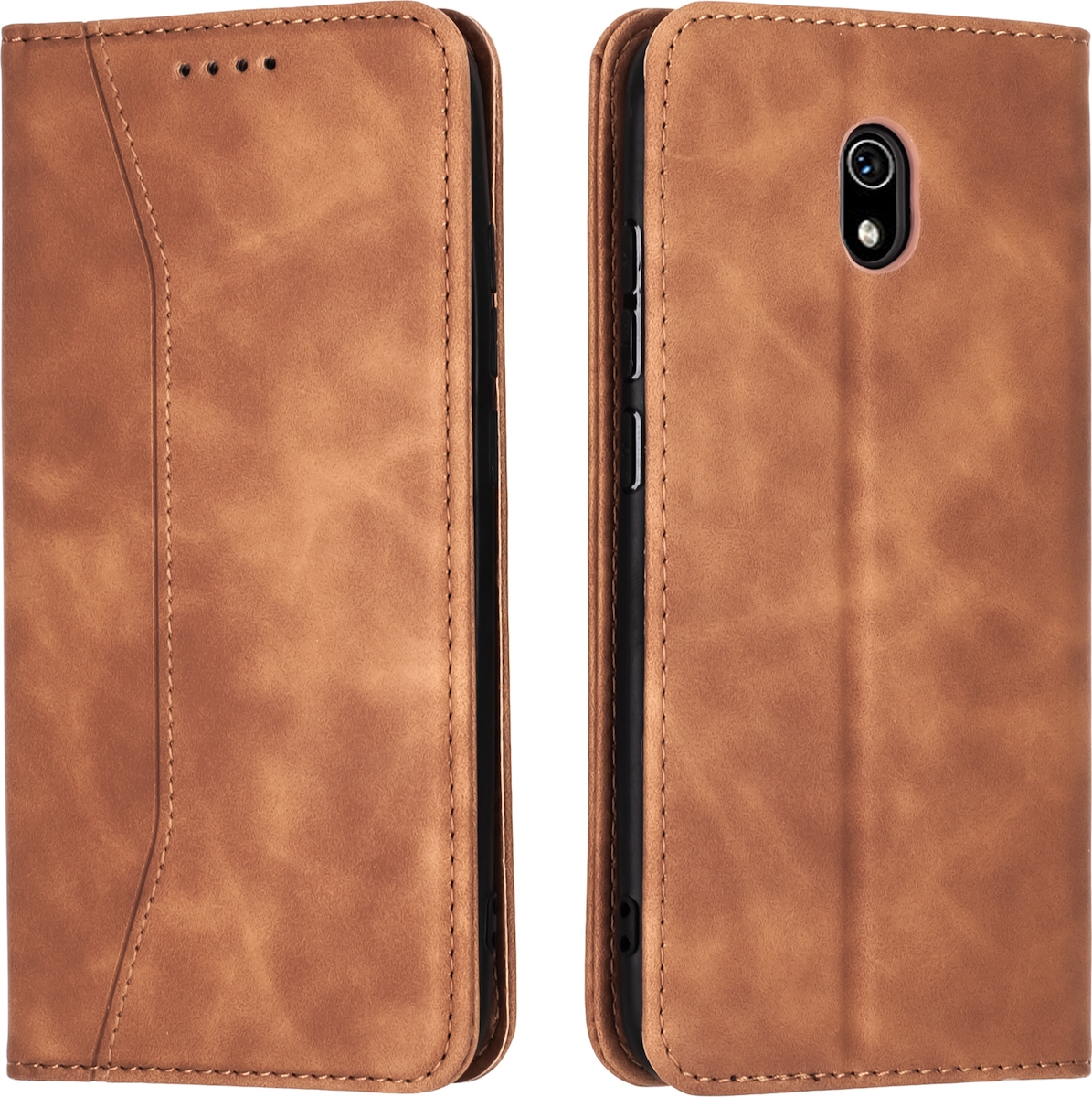 Bodycell Θήκη - Πορτοφόλι Xiaomi Redmi 8A - Brown