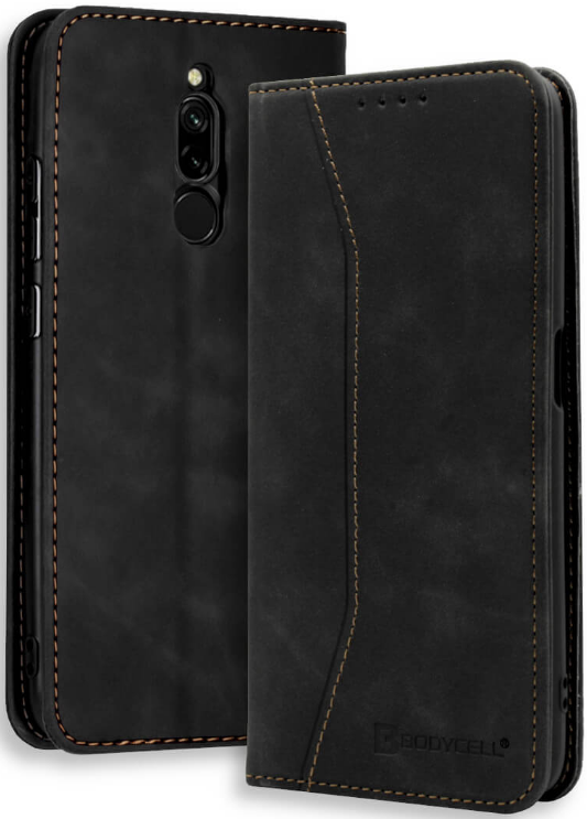 Bodycell Θήκη - Πορτοφόλι Xiaomi Redmi 8 - Black (5206015059155)