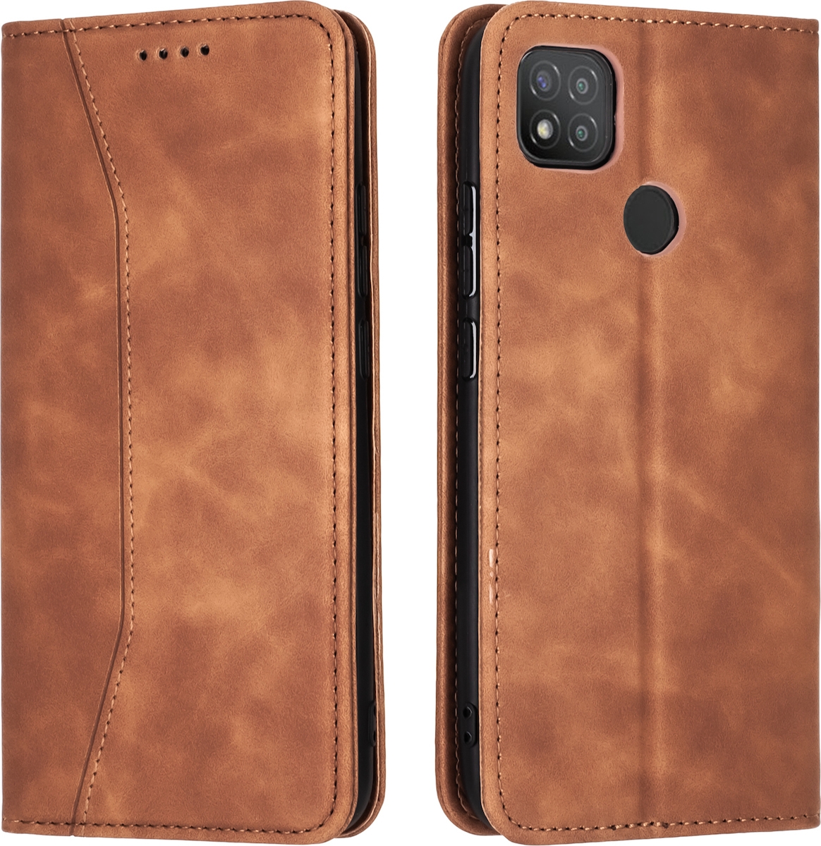 Bodycell Θήκη - Πορτοφόλι Xiaomi Redmi 9C - Brown 