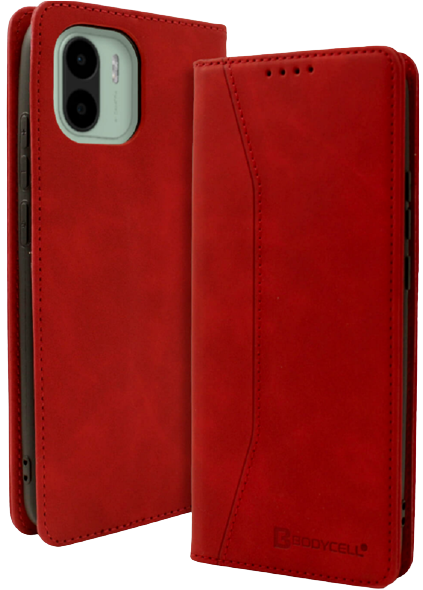 Bodycell Θήκη - Πορτοφόλι Xiaomi Redmi A1 - Red
