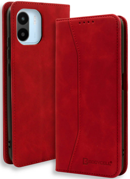 Bodycell Θήκη - Πορτοφόλι Xiaomi Redmi A2 - Red 