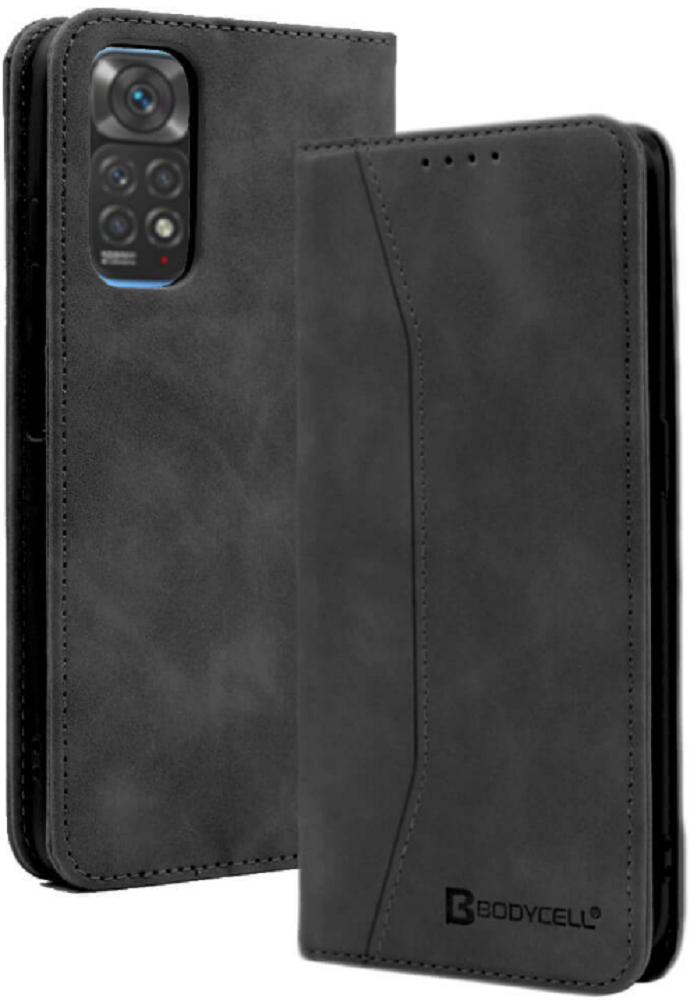 Bodycell Θήκη - Πορτοφόλι Xiaomi Redmi Note 11 / 11S - Black