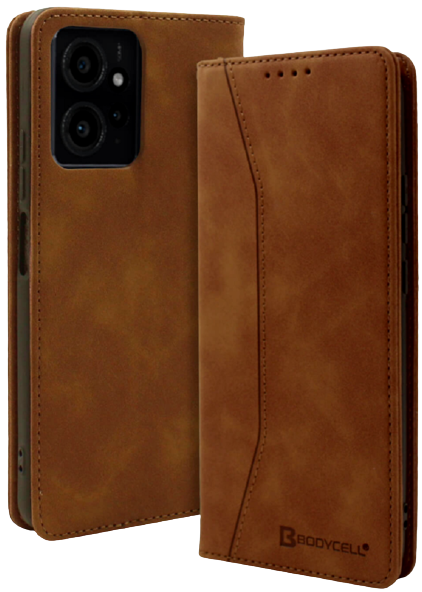 Bodycell Θήκη - Πορτοφόλι Xiaomi Redmi Note 12 4G - Brown
